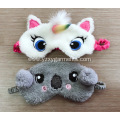 Grey bear blindfold with embroidery